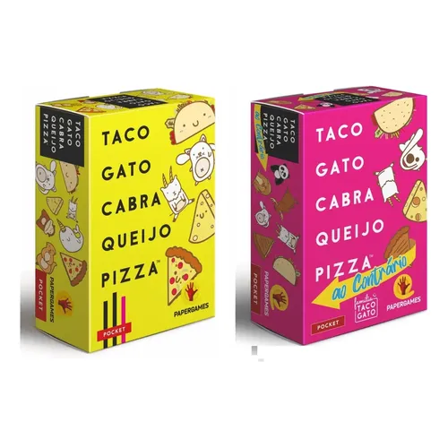 Capa de Taco Gato Cabra Queijo Pizza + Taco Gato Cabra Queijo Pizza (Ao Contrario)